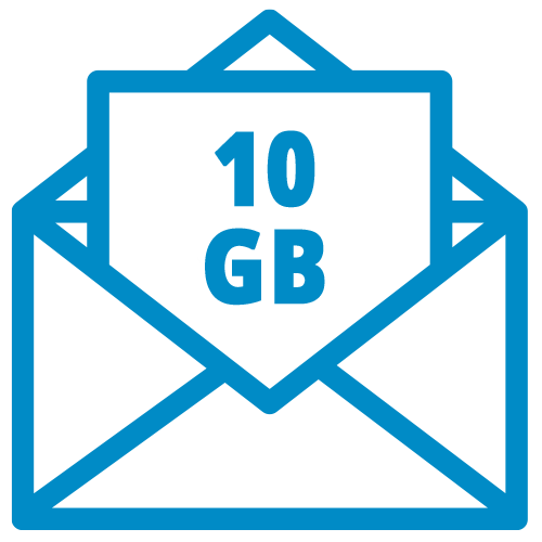 10 GB email